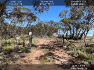 Front gate Sect 249 - reduce impacts of illegal vehicle use