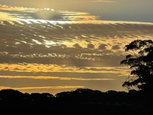 Clouds play a big part in this open space