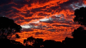 Sunset over Ellura - Photo credit Brett Smith