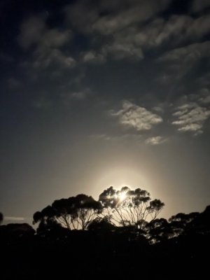 Evening sky 9 p.m